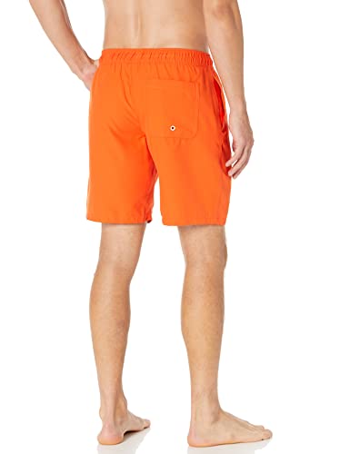 Essentials Men's Quick-Dry Swim Trunks in Orange #TOP2