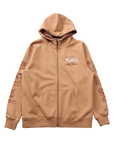 [ノートン] Norton フーディー 撥水 裏シャギー フルジップ 