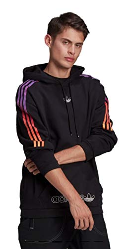 adidas Sport Foundation Sweat Pullover Hoodie Black/Multicolor XS3