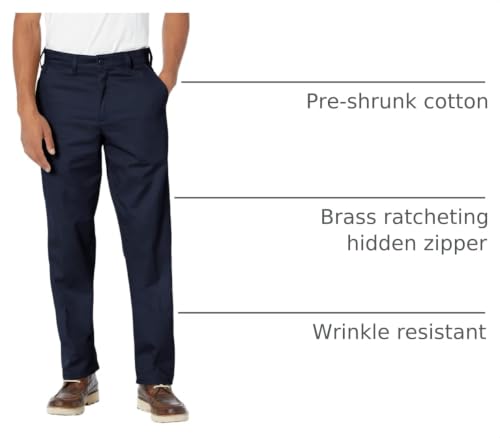 Red Kap Men's Wrinkle-Resistant Cotton Work Pant, Dark Navy, 36x34 by Red Kap - Used condition - US$35.05