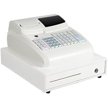 47 Keys Electronic Cash Register, Electronic Cash Registers, Electronic Register Cash Management System with 6 Digits LED & Cash-Drawer for Small Businesses Retailers Supermarkets