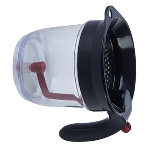 Mikikit Grease Separating Cup with Strainer Large Capacity Kitchen Grease Trap for Home Use Filters Solid Food Residues Easy Liquid Disposal Black