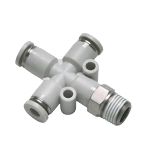 Raccord fileté One-Touch Fitting PZB1204 à connexion rapide pour réseau pneumatique - 2