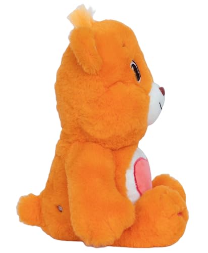 Image of Mirada Care Bears Tenderheart Bear - Orange Plushie Perfect Stuffed Animal, Birthday Gift, Super Soft and Cuddly - Good for Girls and Boys, Collectors - 35cm