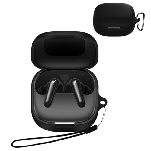 For Anker Soundcore P31i �P�[�X �ی�J�o�[�yCelesaiq�z �V���R���P�[�X �����[�d�\ �S�ʕی� �����h�~ �L�Y�h�~ �ϏՌ� �h�o �h�� �y�� ���[ Anker Soundcore P31i �p �P�[�X �J�o�[�i�u���b�N�j