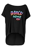 Made in EU! WINSHAPE Damen Ultra leichtes Modal-Shirt MCT017 Defines me, Dance Style, Fitness Freizeit Sport Yoga Workout T, schwarz, M