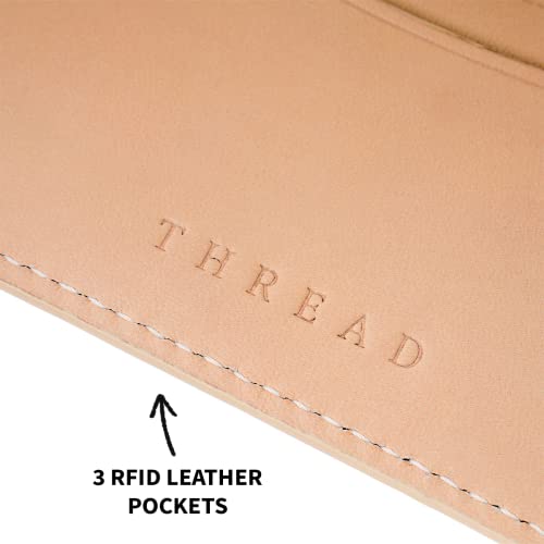 Slim Minimalist Bifold Wallet For Men & Women With Rfid | Small Elastic Credit Card Holder For Front Pocket (Off White) #TOP2