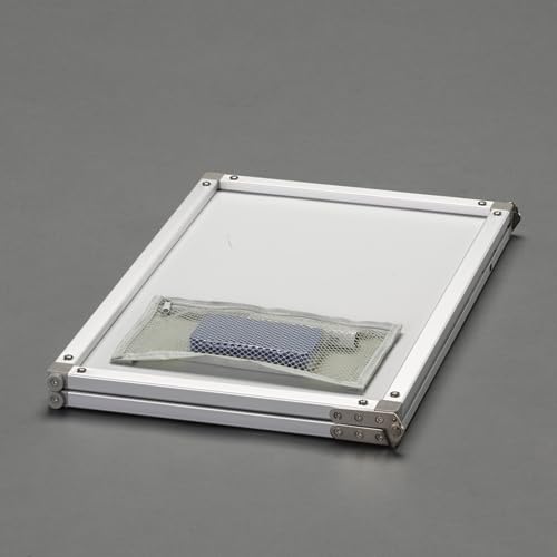 450x600mm 工事用ホワイトボード 横型・折畳式 EA766ZF-54 エスコ ESCO