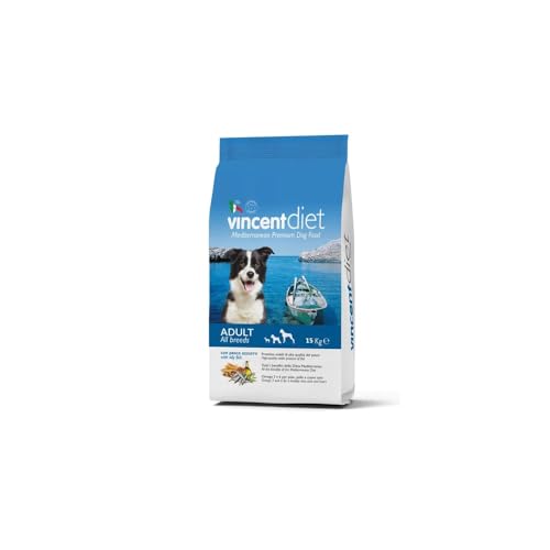 Alimento Completo Fidog Vincent Diet 15 Kg Pesce Azzurro Adult All Breeds Crocchette - Mangime Per Cane