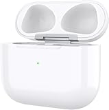 Avainaly Wireless Charging Case Compatible with AirPods 3rd Gen, Replacement case with AirPod 3rd Generation, Built-in 660 mAh Battery with Bluetooth Pairing Sync Button(White)