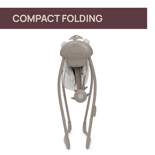 Miniatura 2 de Chicco Swing Play Columpio Eléctrico Para Recién Nacidos 0 Meses , 5 Velocidades De Balanceo, Melodías Relajantes, Plegable, Compacto Y Ahorra Espacio, Respaldo Con 2 Posiciones, 0 Meses
