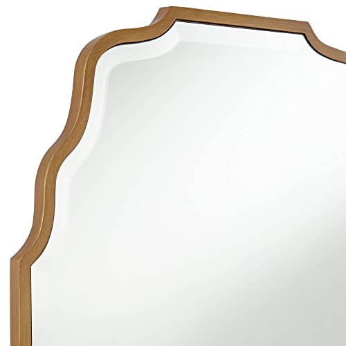 Noble Park Waved Arch Antique Gold Decorative Mirror #TOP29
