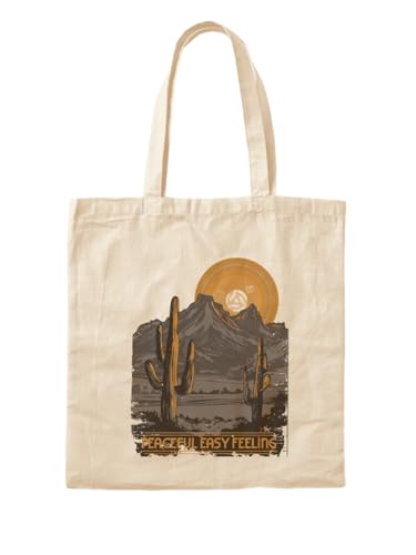 Sac fourre-tout rétro cactus pour ressentir une sensation de douceur et légèreté au quotidien