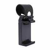 Tomedny Porta cellulare, porta telefono portatile per auto montato sul volante, clip mobile intelligente universale per carrello della spesa per bici