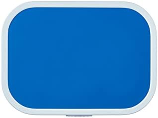 Mepal - Lunch Box Campus - Bento Lunch Box For Children - Lunch Box With Bento Compartment & Fork - Lunch Box With Clip Closure - BPA-free & Dishwasher Safe - 750 ml - Blue.