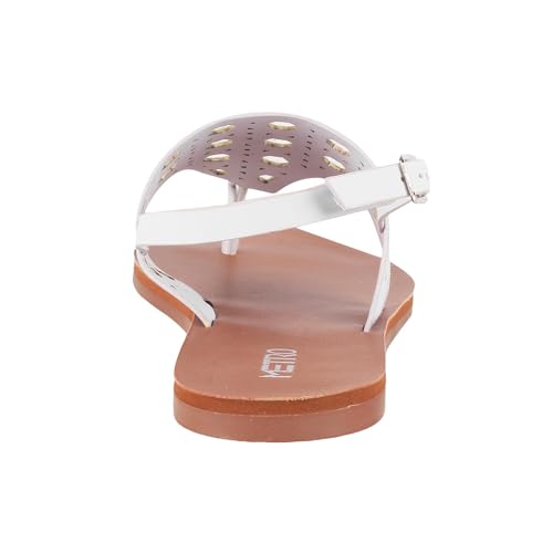 Image of Metro Women Synthetic Leather Flat Sandal