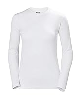 Helly Hansen Damen HH Tech Langarm Crew Funktionsshirt, L, Weiß