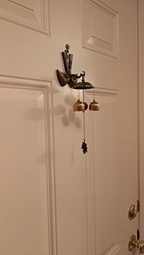 Thy Collectibles Feng Shui Brass Door Chime Wind Chime Windbell - Chinese Fu (Fortune) Design #TOP2