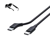 USB-C to USB-C ケーブル 1M 4K@60Hz 映像出力対応 同軸ディスプレイケーブル VRグラス・Xrea-l Air Pro/Nrea-l・モバイルモニター・ポータブルモニター対応 USB 3.2 Gen2 最大10Gbps データ転送 最大60W PD急速充電対応