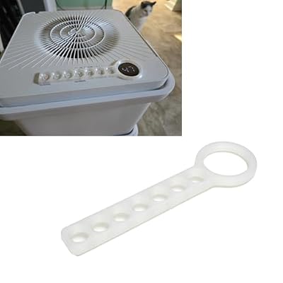 OQHGA Dehumidifier Button Cover Compatible with Midea Cube 20 Pint, Recessed Control Panel Button Guard, Anti Accidental Button Press Protector, Pet Proof Control Cover, White, 1 Pack