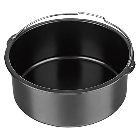 Baking Pan for Pressure Cookers, Air Fryers and Ovens- For 3 QT to 5QT Pressure Cookers & 3 QT 5.3QT Air Fryers.Fits InstantPot COSORI Ninja Foodi Gowise Philips NuWave Power Farberware & more Cover