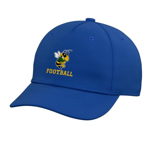 Rayville Hornets Football Adjustable Printed Baseball Hat, Royal Blue