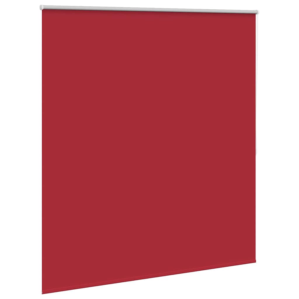 vidaXL Estor Enrollable Opaco 164,4x175 cm, Tela, Ancho 160 cm, Rojo
