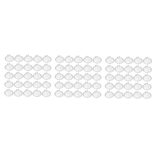 LALAFINA 3 Juegos Titular De La Etiqueta Microetiquetas Titulares De Recibos De Menú Etiquetas De Pastelería Suministros De Etiquetas Mini Etiquetas El Plastico Transparent 25 Piezas * 3