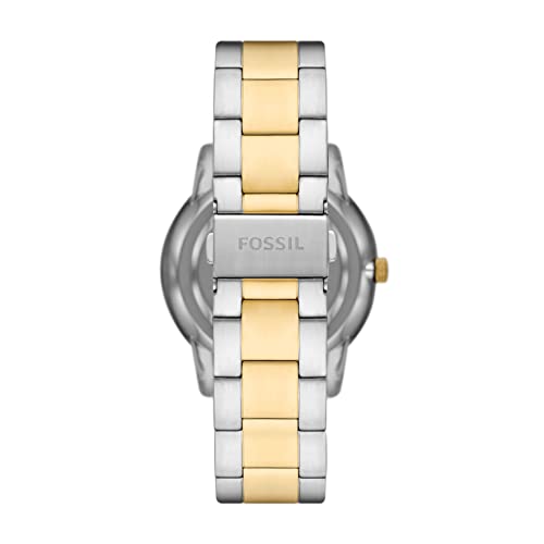 Fossil-Mens-Neutra-Quartz-Stainless-Steel-Multifunction-Moonphase-Watch-Color-GoldSilver-Model-FS5906