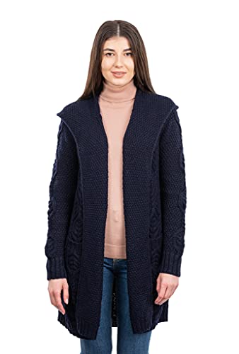 SAOL 100% Irish Merino Wool Ladies Classic Fit...