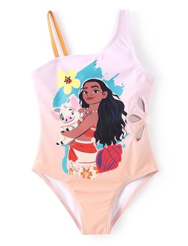 Image of Disney Stitch Frozen Marvel Minnie Mouse Girls Swimsuits Ruffle One Piece Bathing Suits UPF 50 Swimwear Quick Dry Size 2-13Y