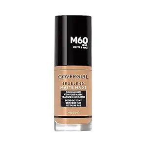 2 M60 Natural Beige: Covergirl Trublend Matte Made Liquid Foundation, M60 Natural Beige, 1.014 Ounce