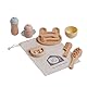 JC Toys - Erstpflegeset, 10-teilig, Holz-Set, Hygiene- und Fütterungszubehör für Kinder, Simulationsspiele, inkl. Aufbewahrungstasche, ideal zum Verschenken, ab 3 Jahren