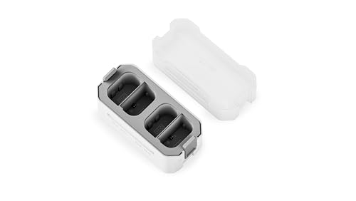 Image of Tilta LP-E6P Charging Station Battery Kit, 4-Slot 45W PD USB-C Fast Charger | Compatible with Canon LP-E6 LP-E6P Batteries | High Capacity Charging Hub, 4 Batteries - Off White