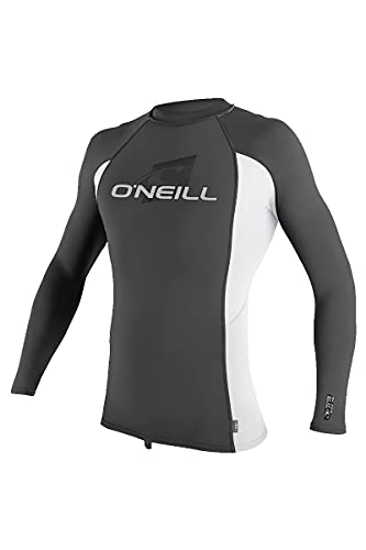 Image of O'Neill Youth Premium Skins Long Sleeve Rashguard, UPF 50+ Sun and Rash Protection, Buttery Soft Tight Fit