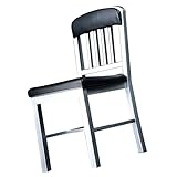 Dimensioni: scala 1: 6 Modello di Sedia in Plastica Metallizzata in Scala 1/6 per Action Figure da 12 \'\' , Nero, .