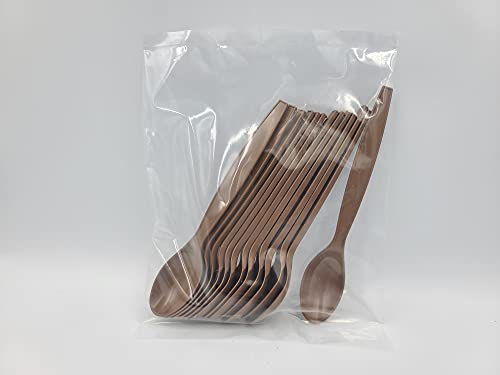 Ohio Trading 100% Authentic, Factory Sealed Military MRE Heavy Duty Plastic Spoons - 12 Count (Perfect for Camping, Hiking, Hunting and Traveling!)