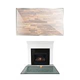 TMK ArtDeko Placa de protección contra chispas de vidrio de seguridad ESG – Placa de vidrio transparente para estufas de leña - 52x40cm