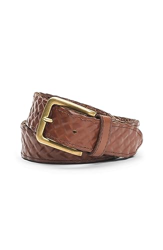 Frye Men's Leather Woven Belt2