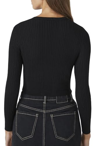 Forever 21 Women's Cropped Hook-and-Eye Sweater3