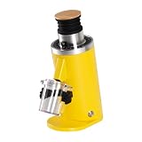 ROASTLY DF54 Kaffeemühle Gen 3 III V3/V4, Elektrische Einzeldosis-Kaffeemühle, Nahezu Retentionsfrei (Gelb)