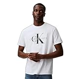 Calvin Klein Short Sleeve Monogram Logo T-Shirt Brilliant White