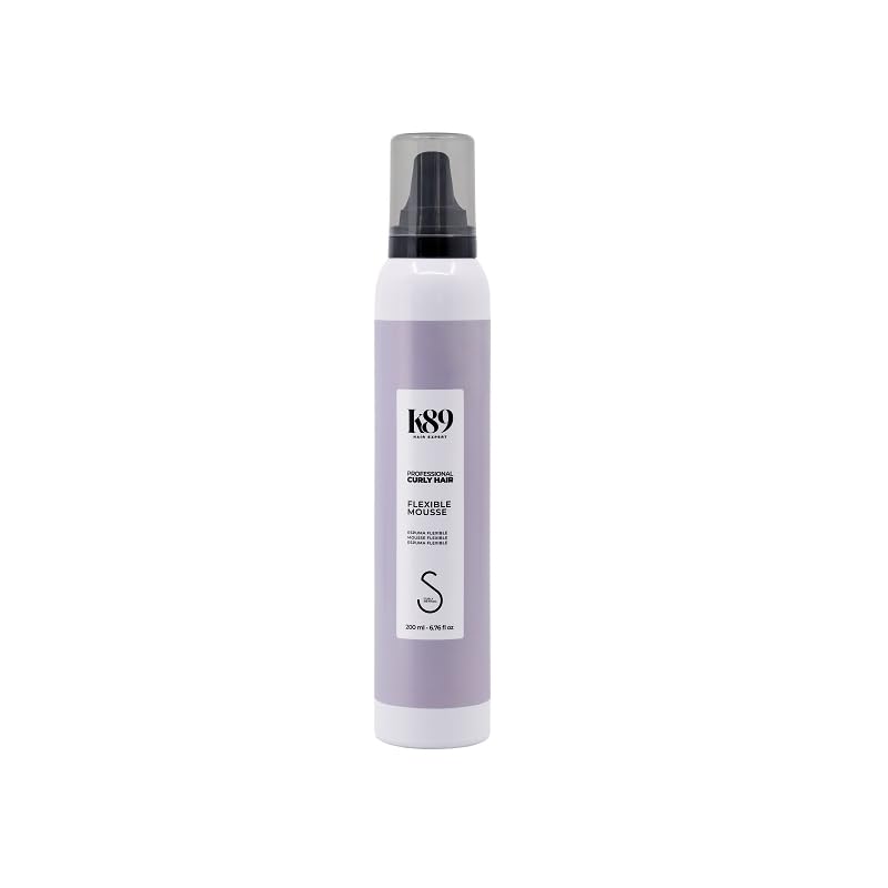 K89 Professional Curly Hair Mousse Flexible 200ml - Espuma...