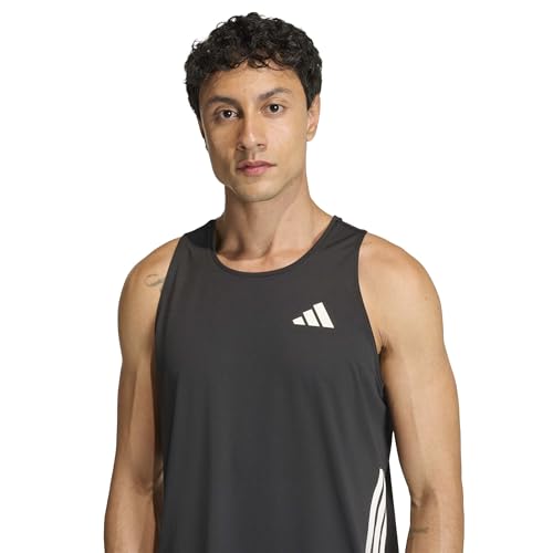 adidas Herren Adi365 Running Climacool Iconic Tank Shirt, Black, L – Ansicht 5