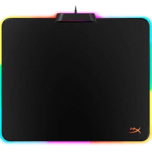 Image of HyperX FURY Ultra - RGB Gaming Mouse Pad, Medium, 360 RGB Lighting, 20 RGB LED Zones, Low Friction Hard Surface, Anti-Slip Rubber Base