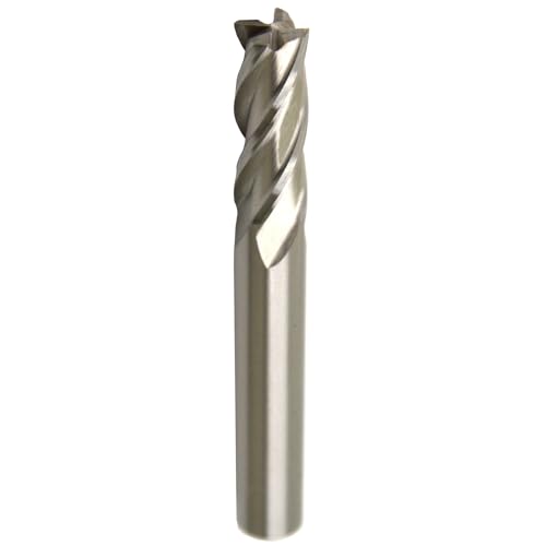 Image of 5 /8 Dia M2 High Speed Steel HSS 4-Flute Square Endmill Cutter, CNC Grinded Router Bits Precision Milling Slotting Tool for Aluminum, Copper, Carbon Steel, Cast Iron, Steel