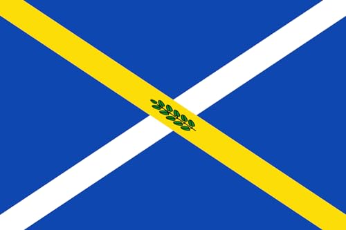 Drapeau d'Alfarràs grand format avec finitions soignées et lisière