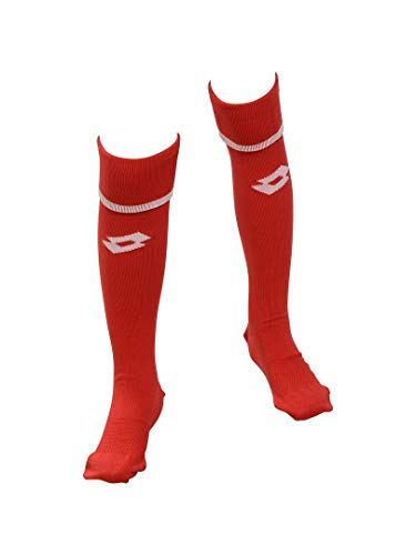 (ロット) LOTTO ジュニアサッカーソックス 19-21CM レッド/ホワイト