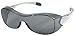 Condor Gray Safety Glasses, Anti-Fog, Scratch-Resistant, OTG