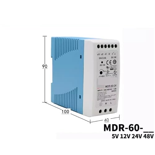 Alimentation rail DIN de sortie unique DC 24V pour automatisme industriel - 4